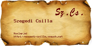 Szegedi Csilla névjegykártya